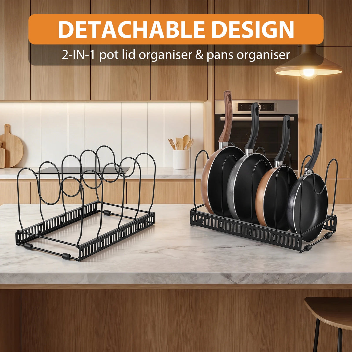 Expandable Pan Organiser Rack