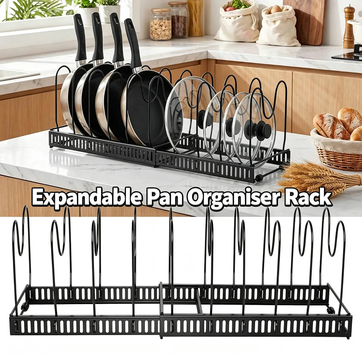 Expandable Pan Organiser Rack