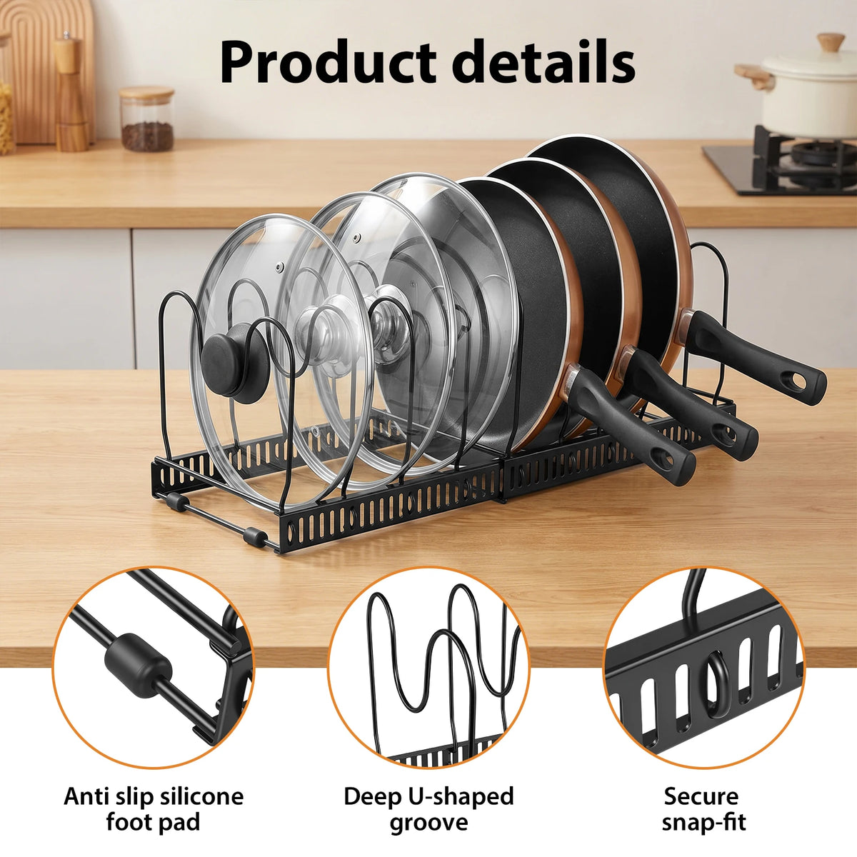 Expandable Pan Organiser Rack